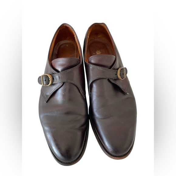 Alden 954 Burgundy Horween Shell Cordovan Single Monk Mens Shoes 10 B/D